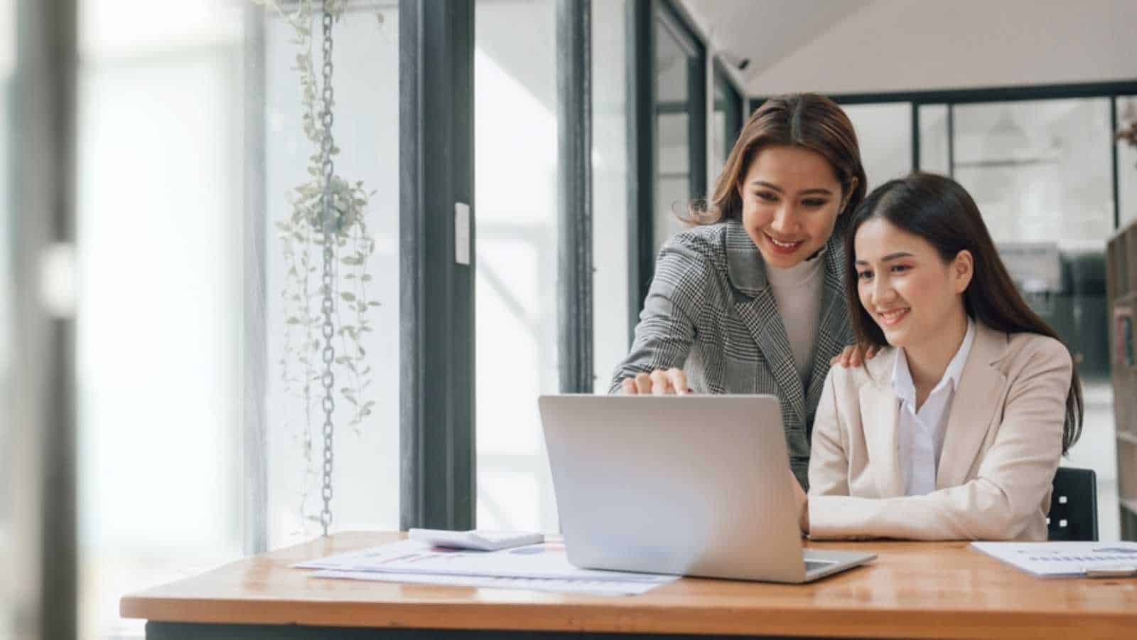 Woman at work